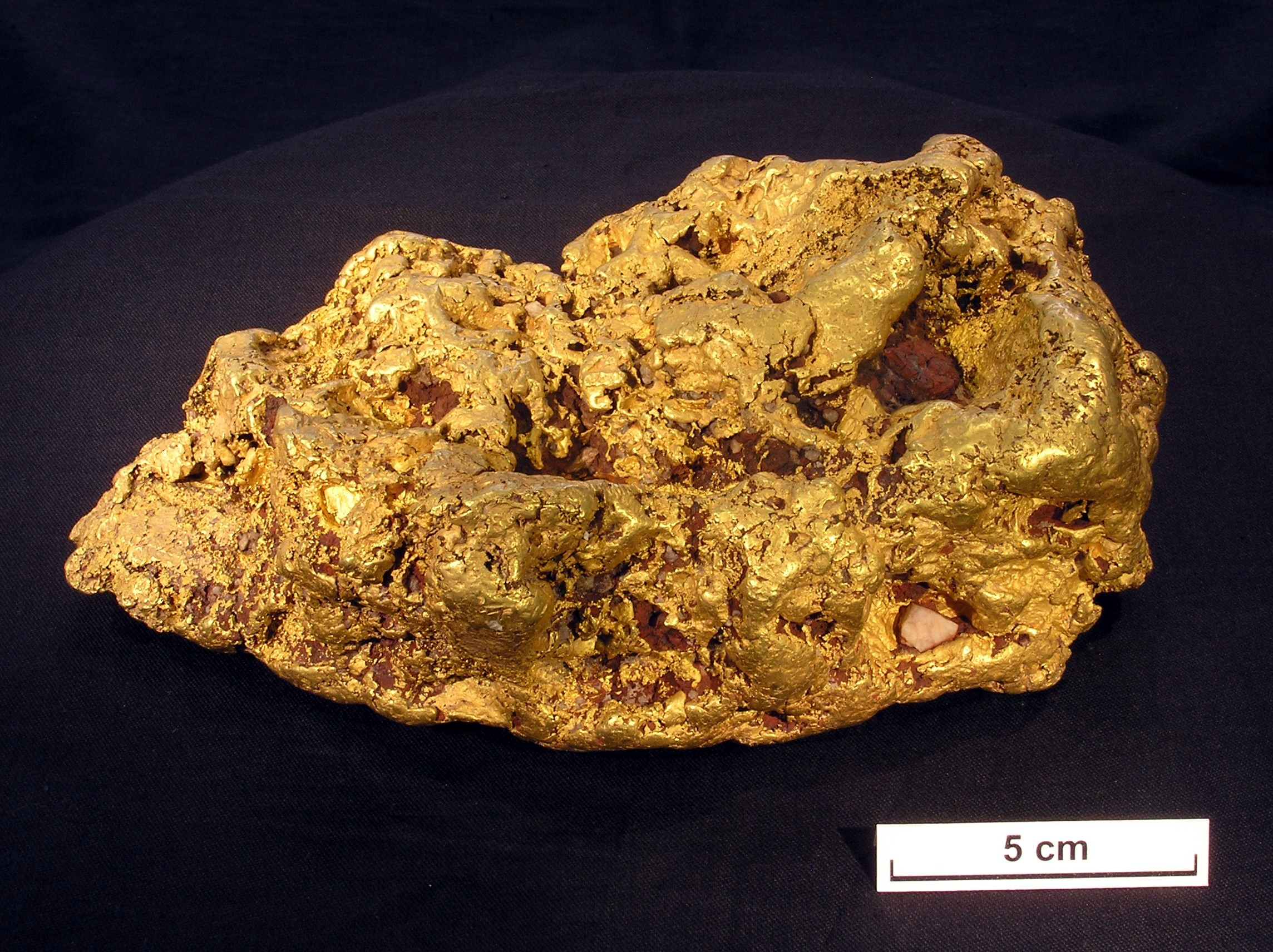 Eight kilogram gold nugget