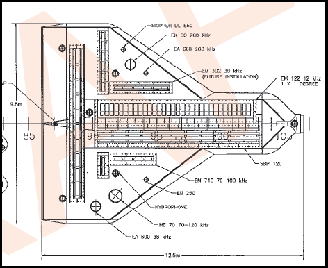 Gondola drawing from the Draft General Arrangement