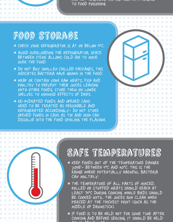 Food safety infographic