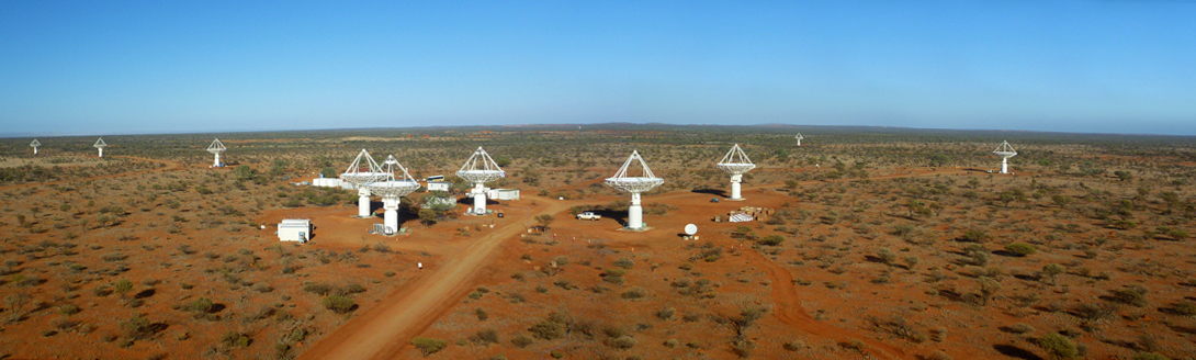 CSIRO's Australian Square Kilometre Array Pathfinder telescope in Western Australia.