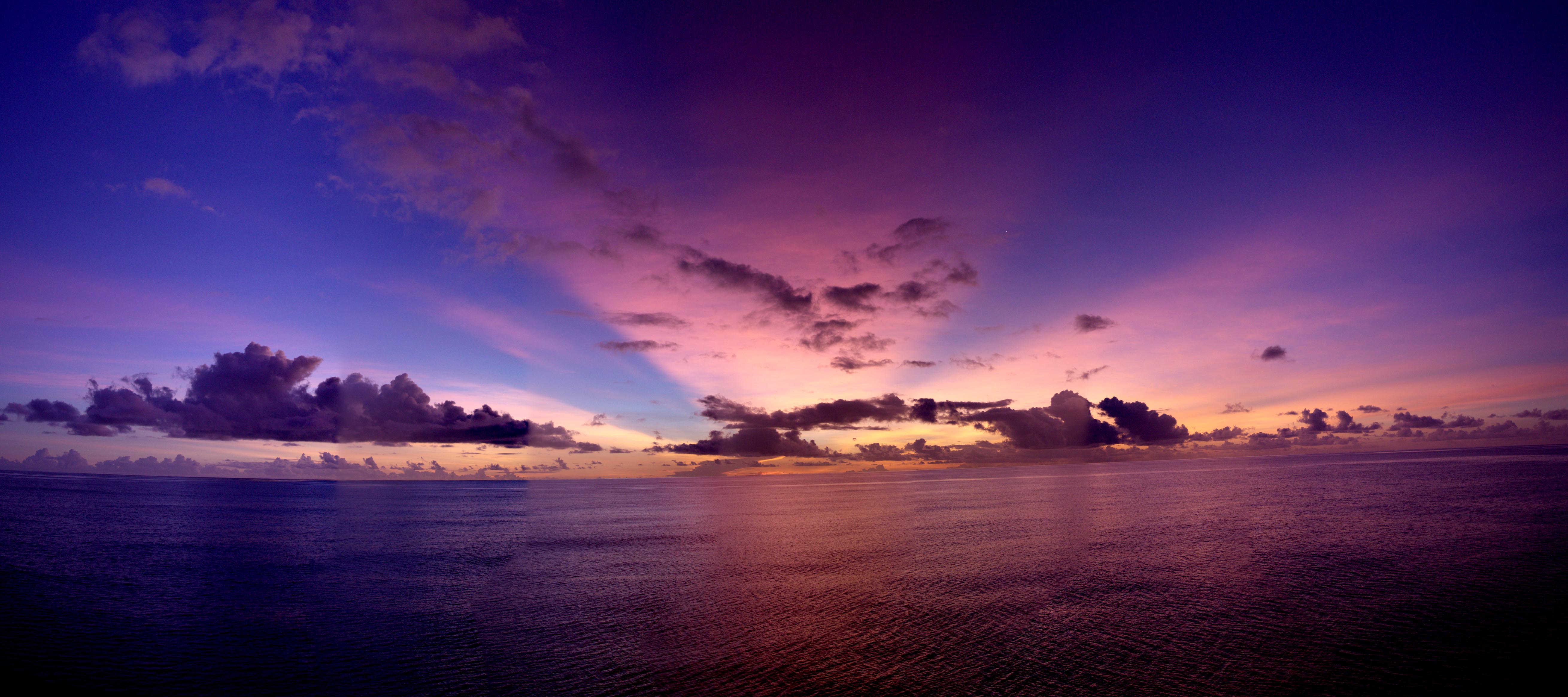 Sunset over the Pacific Ocean (image Richard Arculus)