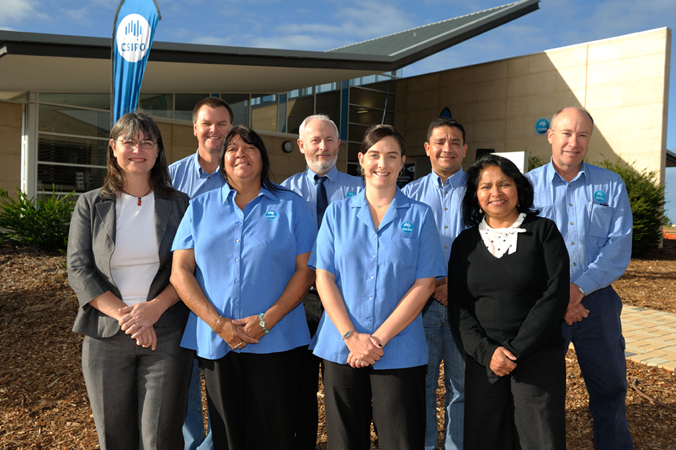 CSIRO Astronomy and Space Science staff in Geraldton. 