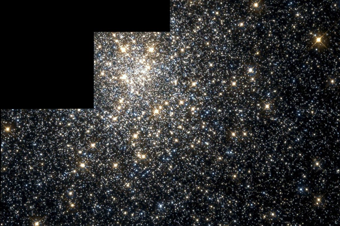 a cluster of thousands of stars