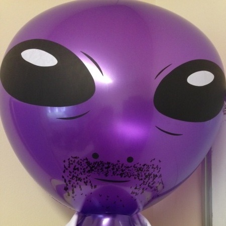 Even our resident alien, Max, is getting involved. Check out his mo-gress.