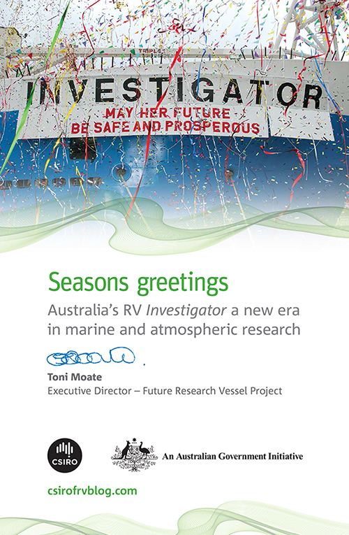 Season's greetings from the FRV Project