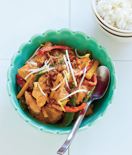 Photo of chicken and lemongrass curry