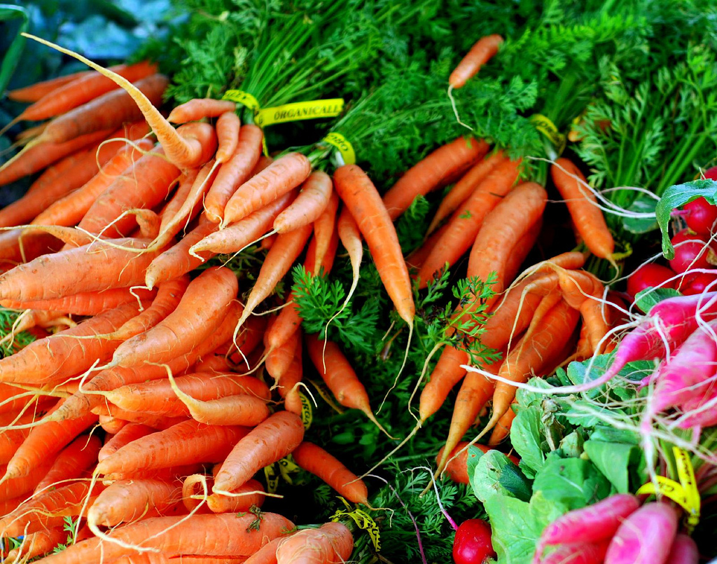 Photo of raw carrots and turnips