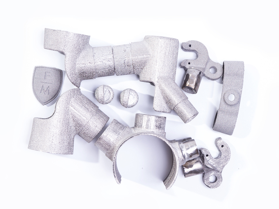 The 3D printed titanium lugs