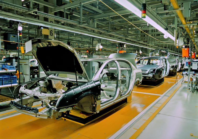 Car manufacturing factory