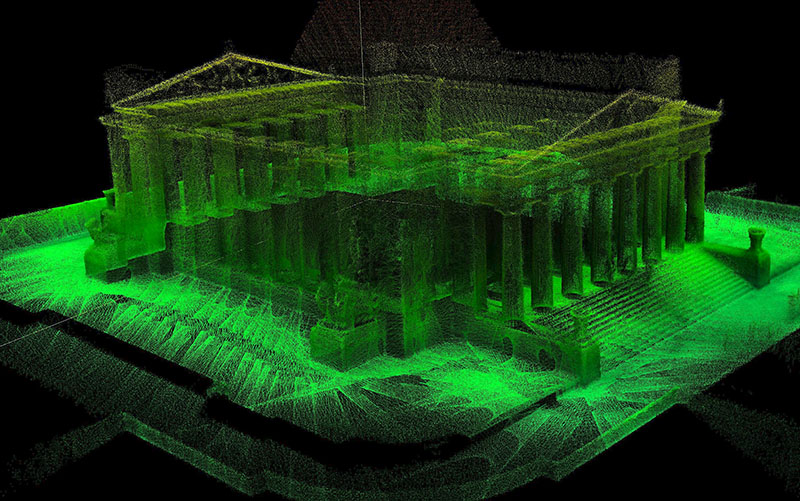 3D map of The Shrine of Remembrance, Melbourne