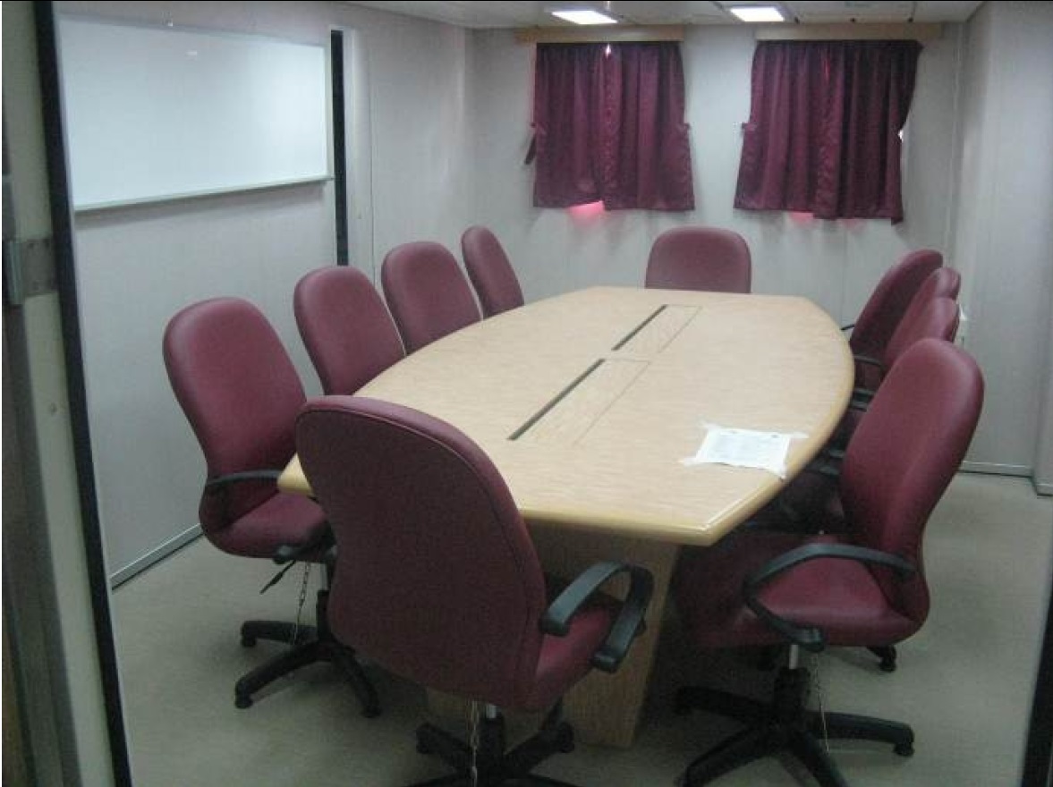 RV Investigator's small conference room