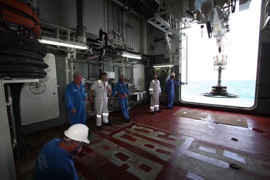 RV Investigator sea trials (image CSIRO/Matt Sherlock)