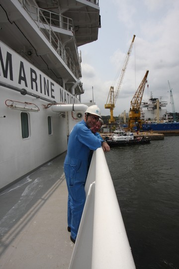 RV Investigator on sea trials