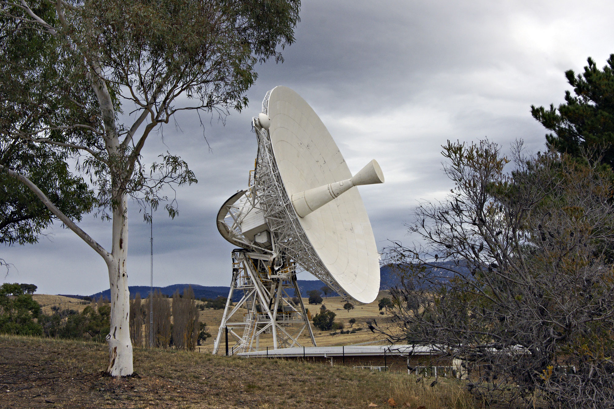 Deep Space Station 46 now located at the CSIRO managed Canberra Deep Space Communication Complex is the dish which relayed the first images of Neil Armstrong walking on the Moon. Image: CDSCC