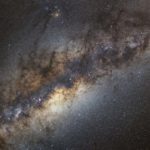 The stars of the Milky Way in the night sky