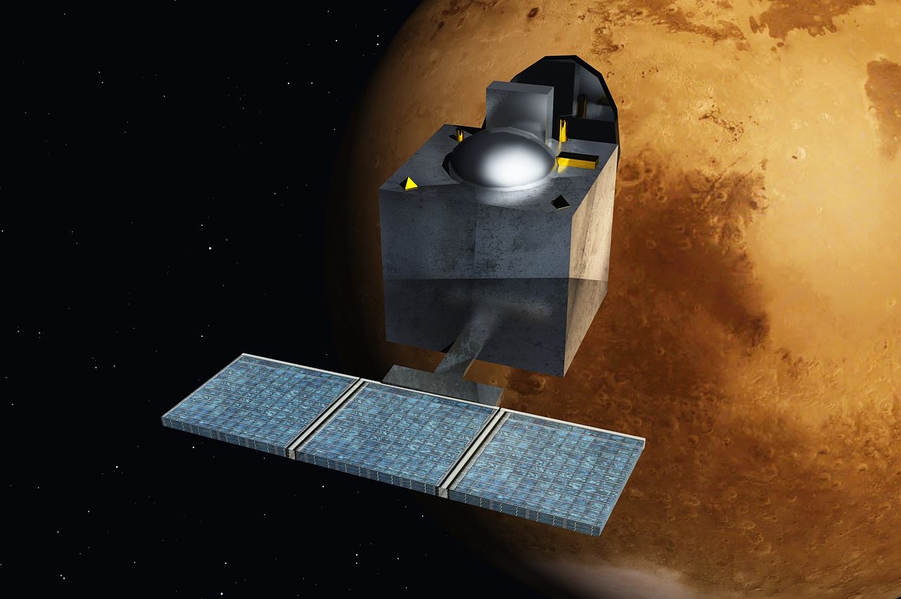 MARS NEEDS MOM: India's first spacecraft to visit the red planet. Image: ISRO