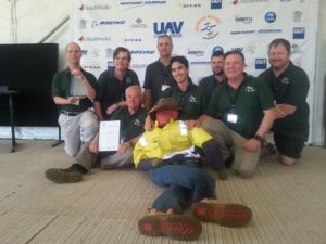 The winning CanberraUAV team