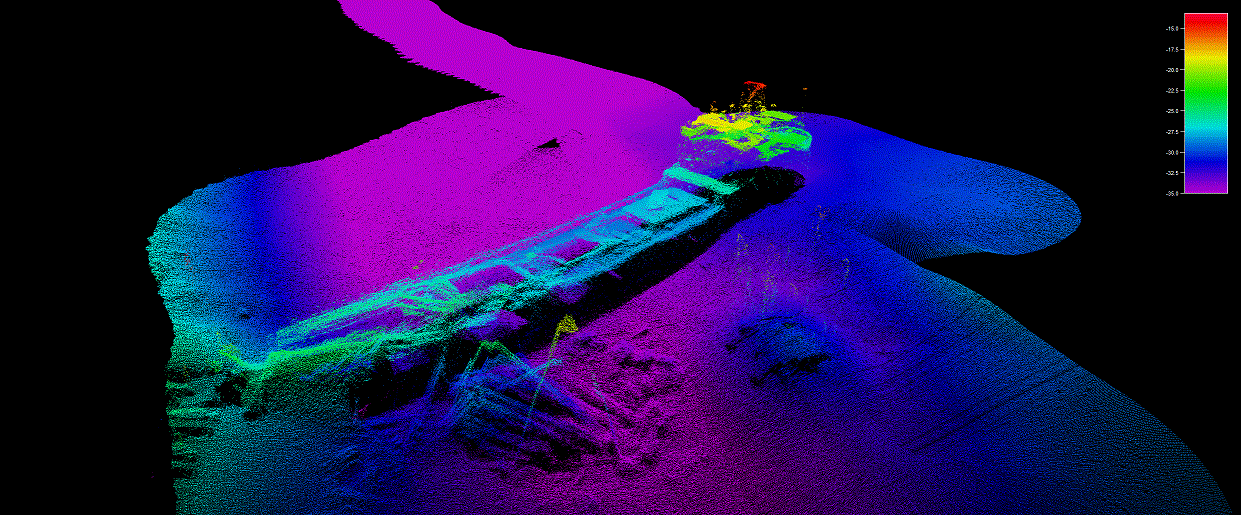 CSIRO Geophysical Survey and Mapping - Lake Illawarra shipwreck