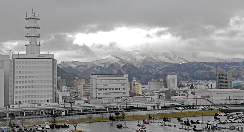 Snow above Yamagata