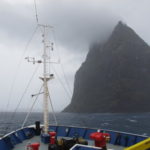 The weather closes in on the voyage led by Professor Colin Woodroffe 6 (image MNF + Bruce Barker)