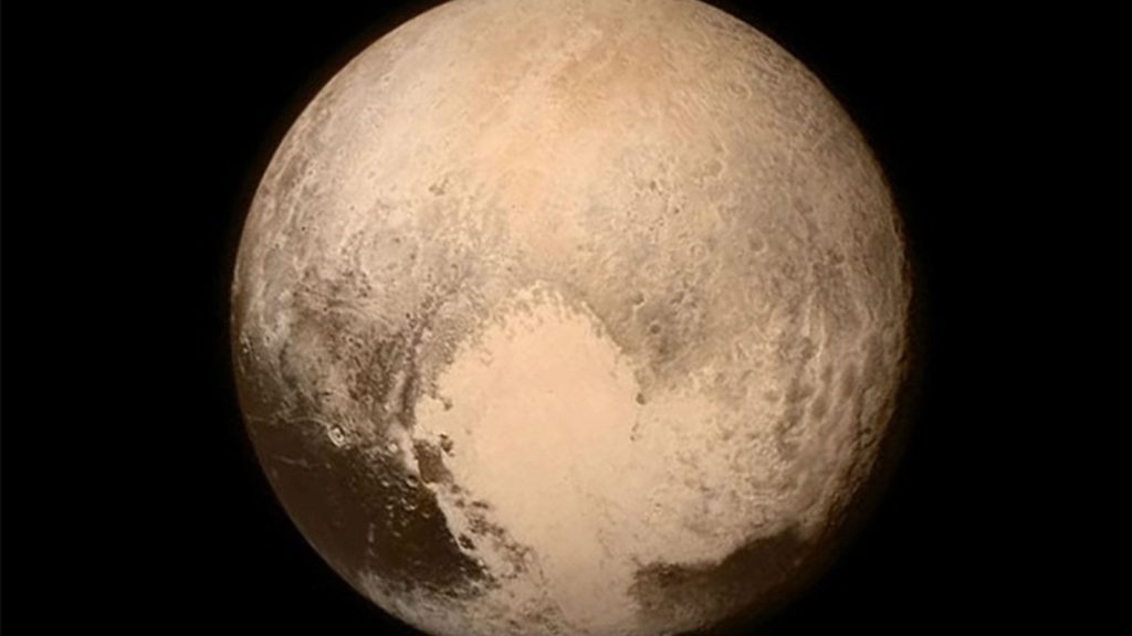 Pluto as we'd never seen it before. 