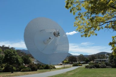 Deep Space Station 43 is the largest steerable antenna dish in the Southern Hemisphere.