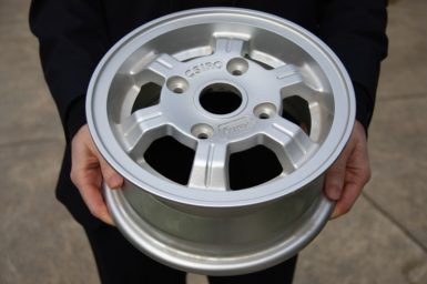 Our T mag magnesium casting technology was used to make this strong, light weight wheel rim; just one of a suite of magnesium technologies we have developed.