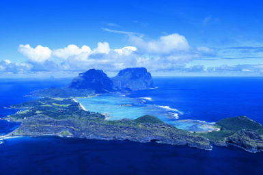 Lord Howe Island aeriel image