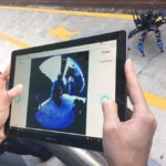 Controlling a hexapod using a tablet
