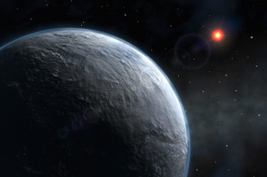 Icy Exoplanet (artist's impression)