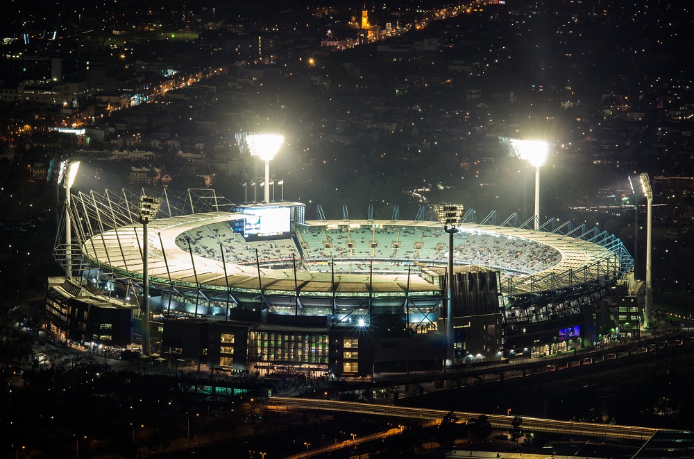 Any idea what it costs to power the MCG? It's up there (Cazaly).
