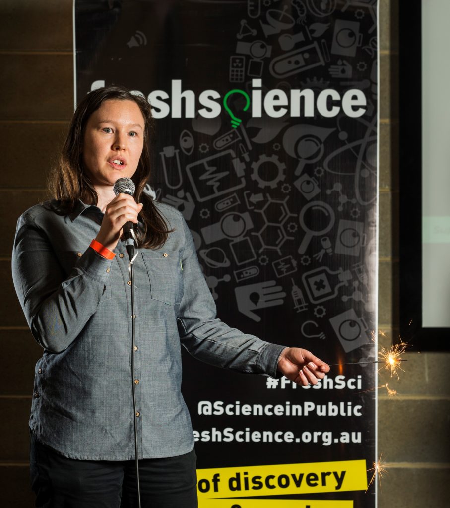 Charlotte Sobey at Fresh Science 2019