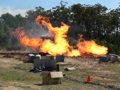 Fire-tested systems help crews survive truck burnovers – CSIROscope