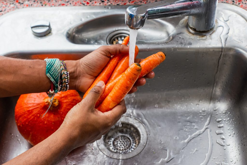 Have you been washing your fresh food more lately? Image credit: Louis Hansel.