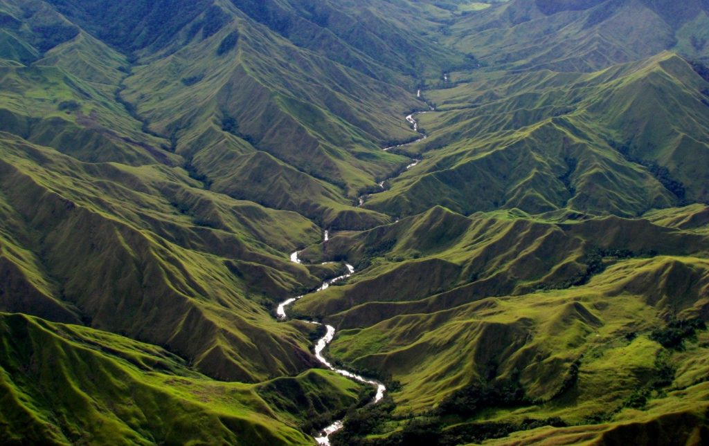 Landscape in New Guinea