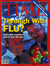 Times Magazine cover of our flu vaccine