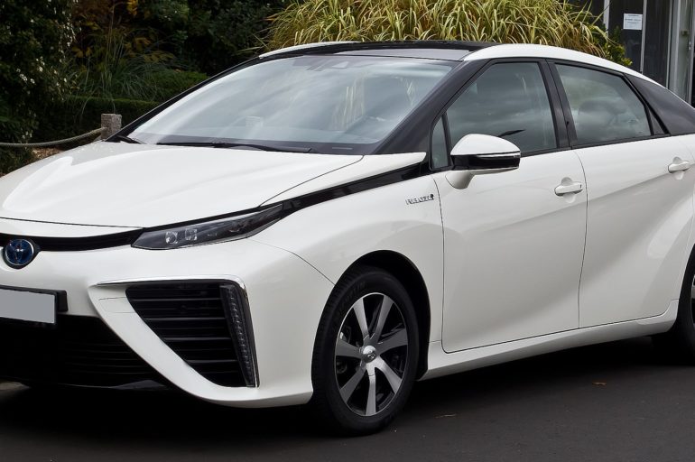 Photo of a hydrogen powered Toyota car