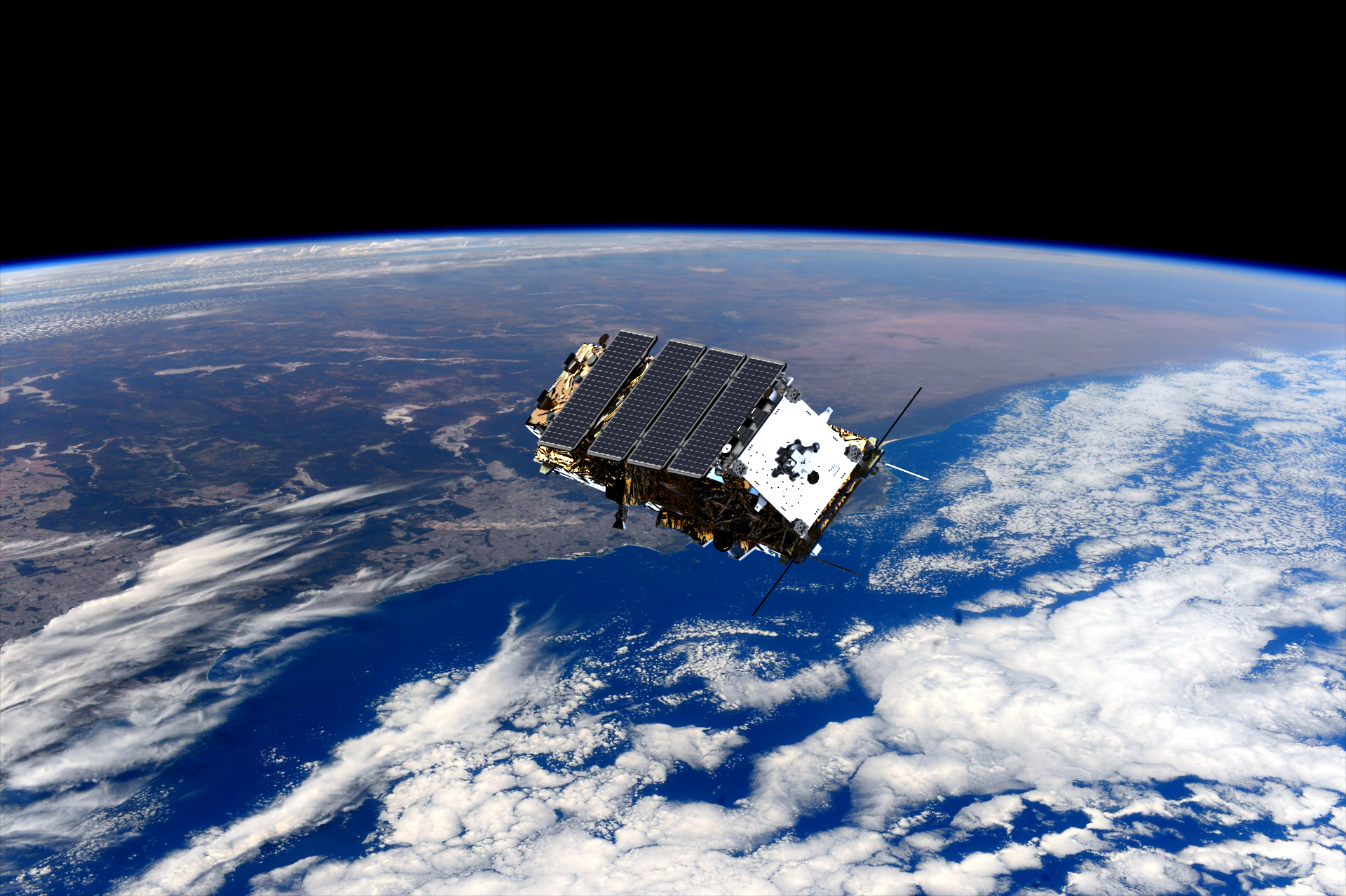 A NovaSAR-1 satellite