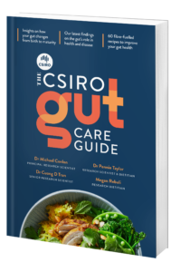 A book with the title The CSIRO Gut Care Guide. 